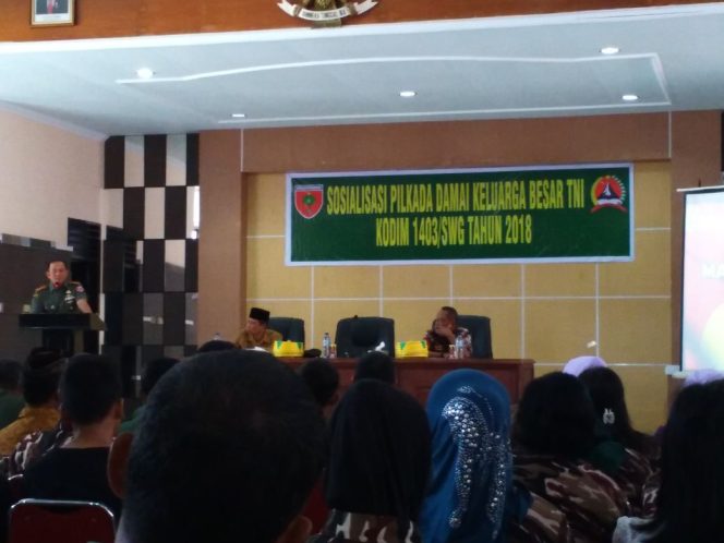 
					TNI Pun Ikut Sosialisasi Pilkada Damai