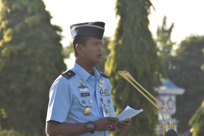
					Peringati Hari Sumpah Pemuda, KOOPSAU II Makassar Gelar Upacara