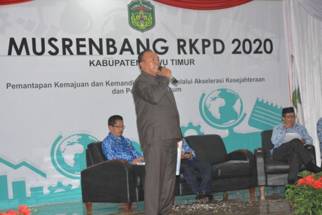 
					Hadiri Musrembang RKPD, Ketua DPRD Lutim : Kita Punya Peran Penting