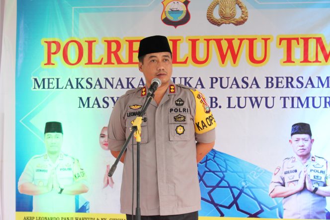 
					Di Bukber Polres Luwu Timur, Kapolres : Polisi Masih Siaga