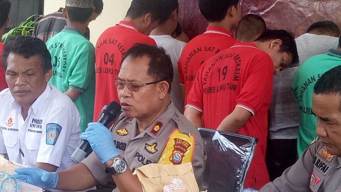 
					Polisi Release Penangkapan Kasus Narkoba : 20 Pelaku, 37 Gram BB