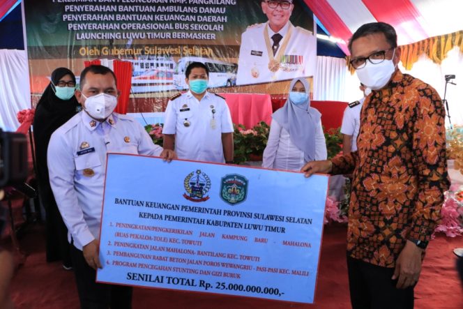 
					Jayadi Nas : Terima Kasih Pak Gubernur Atas Bantuan Keuangan 25 Milyar dan Ambulance Laut Untuk Luwu Timur