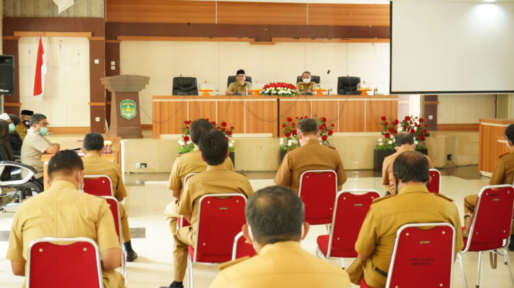 Awali 2021, Wakil Bupati Lutim Gelar Rakor Dengan Pimpinan OPD