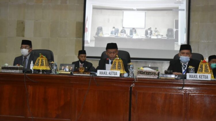 DPRD Lutim Paripurna Penetapan Bupati dan Wakil Bupati Luwu Timur Terpilih