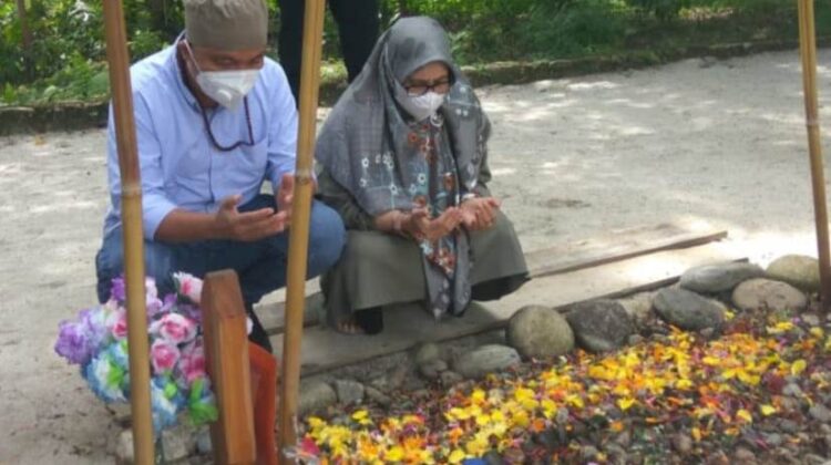 Usai Dilantik Jadi Wakil Bupati Lutim, Budiman Ziarah ke Makam Husler