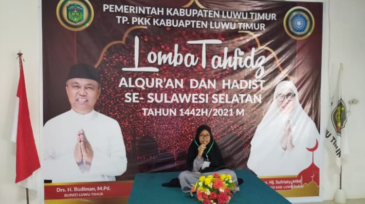 Arnis Khaliza Isnaeni Juara 1 Pada Lomba Tahfidz Al Qur’an dan Hadist Se-Sulsel