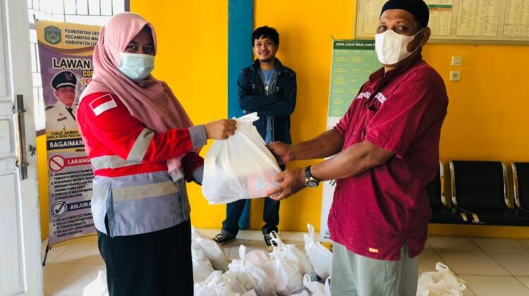 Jelang Hari Raya Idul Fitri 1442 H, PT.CLM Berbagi Sembako