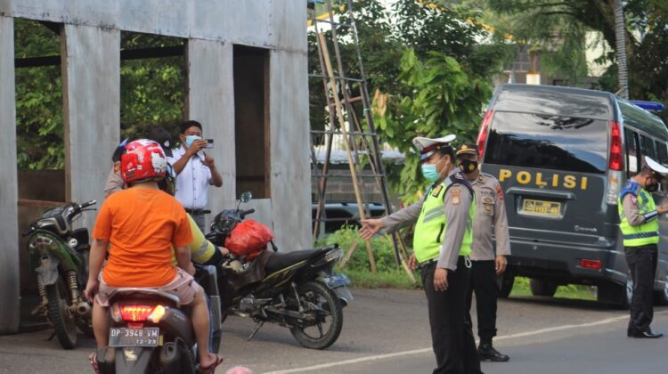 Operasi Yustisi Polres Lutim Tekankan Penerapan Protkes