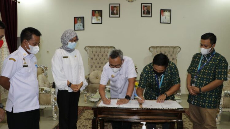 Demi RTH, Pemkab Lutim Jalin Kerjasama Dengan Pegadaian