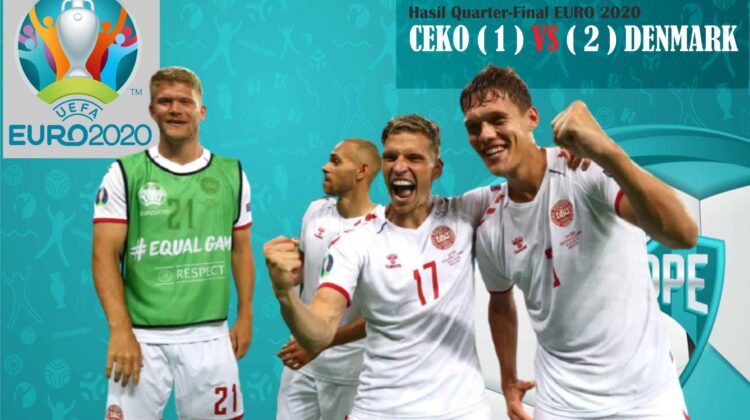 Hasil EURO 2021: Denmark Singkirkan Ceko, Inggris Pesta Gol