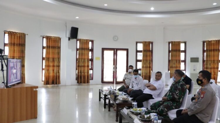 Di Rakor Covid, Bupati Lutim Bilang Begini