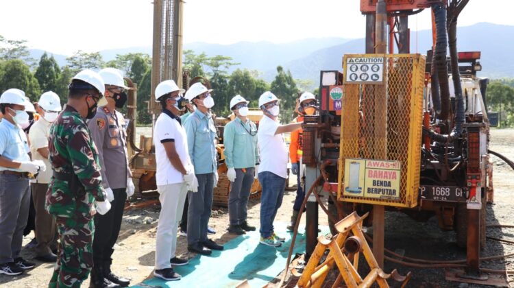 Penataan BBG Dimulai, Bupati Tekan Tombol Drilling