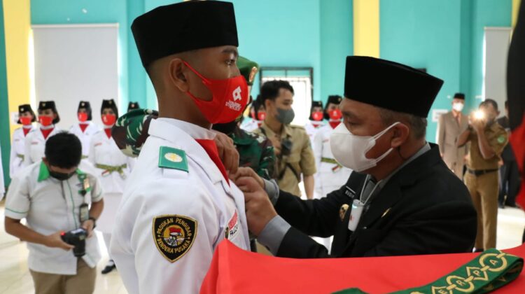70 Paskibra Lutim Dikukuhkan, Bupati : Selamat Jalankan Tugas