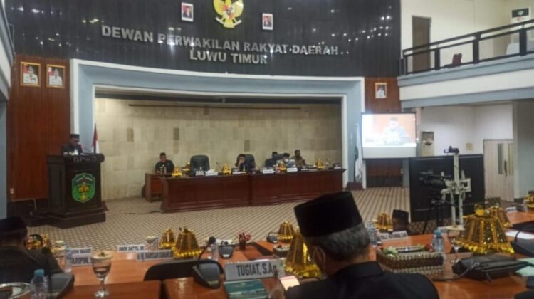 Paripurna DPRD Luwu Timur Bahas 4 Buah Ranperda