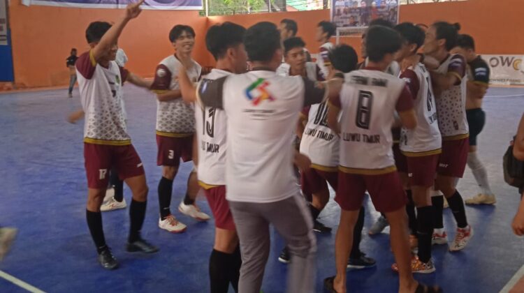 Bermain Imbang Lawan Bantaeng, Tim Futsal Luwu Timur Lolos ke Porprov