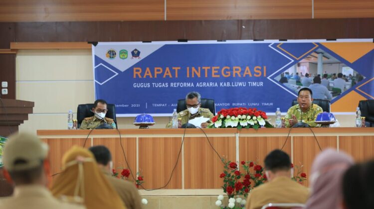 Begini Rapat Integritas Gugus Tugas Reforma Agraria