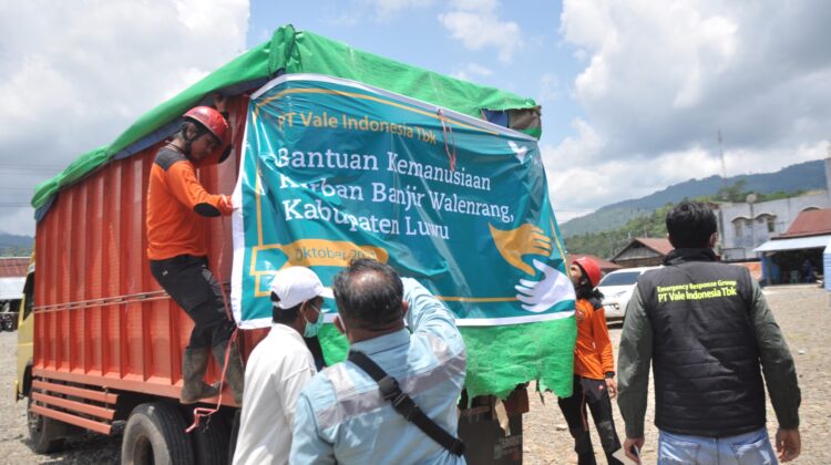 Bantuan Kemanusian Vale Indonesia Untuk Korban Banjir Bandang Luwu
