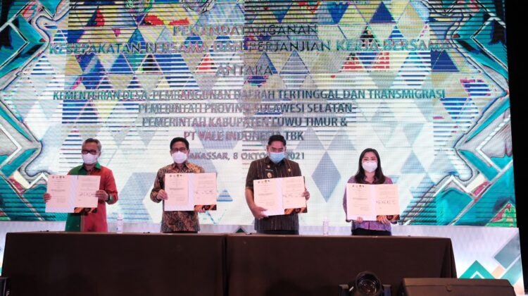 Vale Indonesia Teken MoU & PKB Program PPM- PKPM