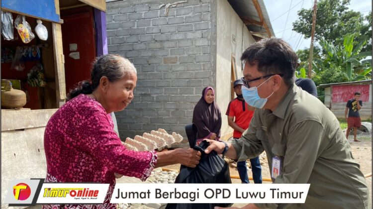 Jumat Berbagi, Tiga OPD Sasar Desa Benteng