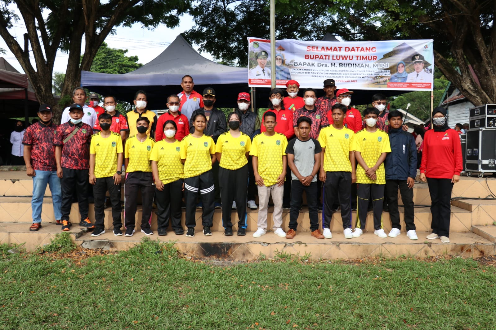H. Budiman berkesempatan melepas Atlet Balap Motor dan Sepak Takraw untuk mengikuti Pra-Pekan Olahraga Provinsi (Pra-Porprov) Sulawesi Selatan.