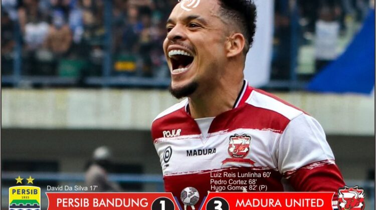 Madura United Sukses Permalukan Persib di Gelora Bandung Lautan Api