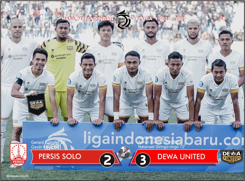 Hasil BRI Liga 1, Persis Solo vs Dewa United