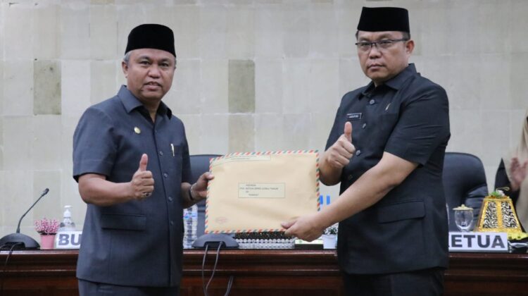 DPRD Lutim Terima Rancangan KUA-PPAS 2023 Dari Bupati