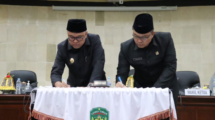 Bupati Dan Ketua DPRD, Setujui Ranperda Pelaksanaan APBD 2021
