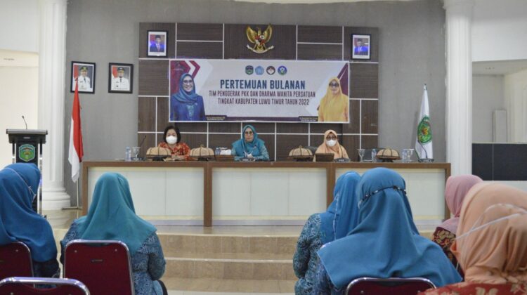Rapat Bersama DWP dan TP PKK Kecamatan, Sufriaty Singgung Program Kabupaten Sehat