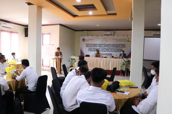 
					Gandeng Balai Jasa Konstruksi Wilayah VI Makassar, Dinas PUPR Gelar Bimtek PBI