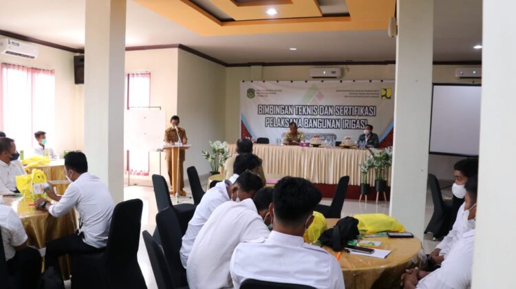 Gandeng Balai Jasa Konstruksi Wilayah VI Makassar, Dinas PUPR Gelar Bimtek PBI