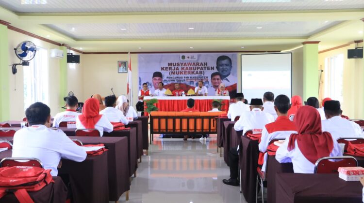 Budiman Tutup Mukerkab PMI Kabupaten Luwu Timur