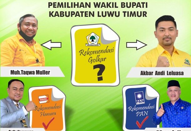 Dua Balon Wabup Dari Golkar Belum Dapat Rekomendasi, Hanura dan PAN Aman