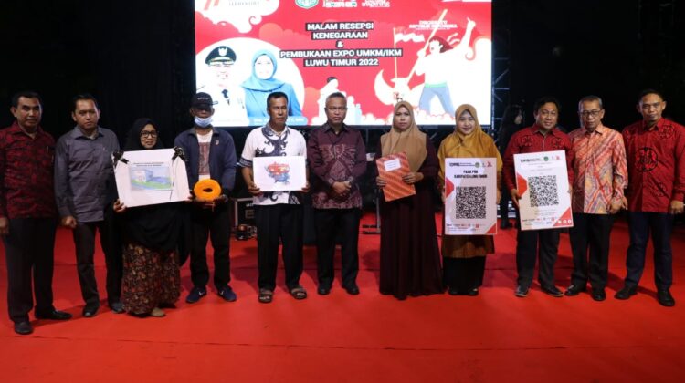 Malam Resepsi Kenegaraan, Budiman Buka Expo UMKM Lutim