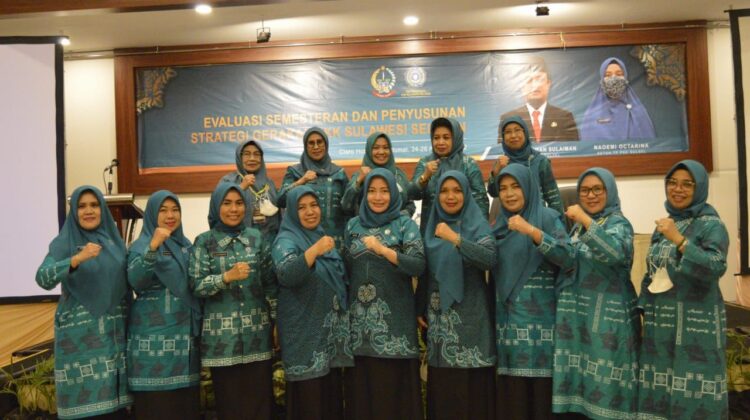 Sufriaty Ikut Evaluasi Semesteran dan Penyusunan Strategi Gerakan PKK Sulsel di Makassar