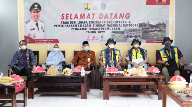 Asisten Ekbang Terima Kunjungan Tim Vitasi UPTD Irigasi Kalaena Oleh PUPR Pusat
