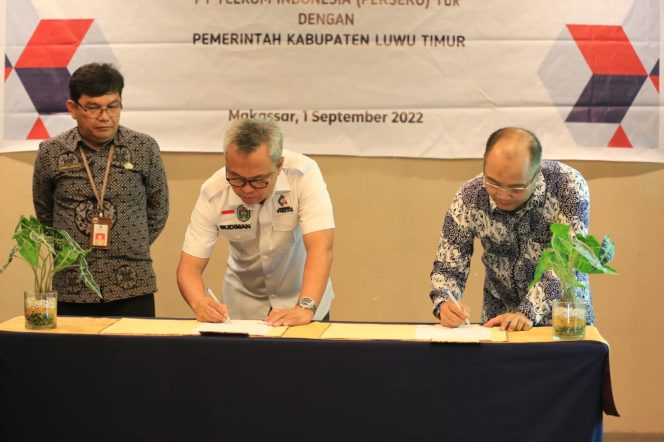 
					Bupati Budiman Tandatangani MoU Dengan PT. Telkom Indonesia