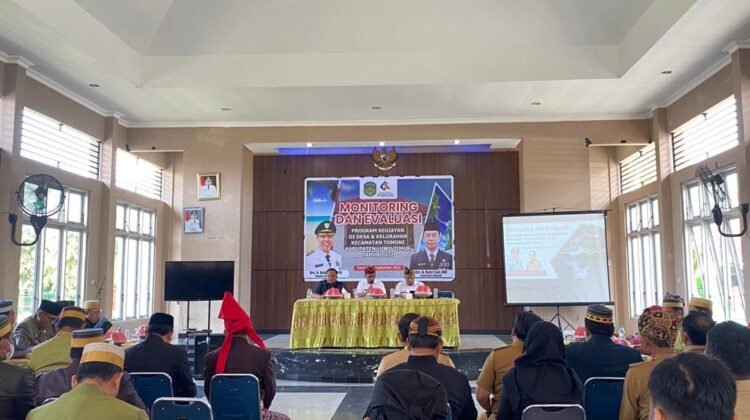 Sekda Lutim Hadiri Monev Kegiatan Pembangunan Kecamatan Tomoni dan Tomoni Timur