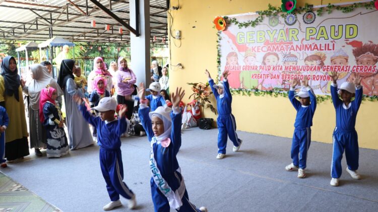 Asah Bakat dan Kreativitas Anak, Kecamatan Malili Gelar Gebyar PAUD 2022