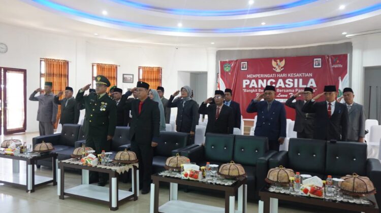 Bupati Luwu Timur Ikuti Upacara Hari Kesaktian Pancasila Secara Virtual