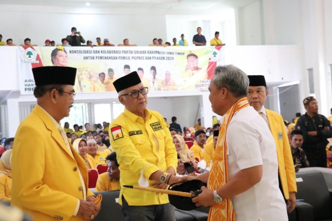 
					Bupati Budiman Hadiri Pelantikan DPD Partai Golkar Kabupaten Luwu Timur
