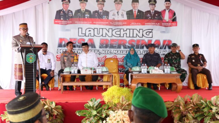 Bupati Luwu Timur Canangkan Wewangriu Sebagai Desa Bersinar