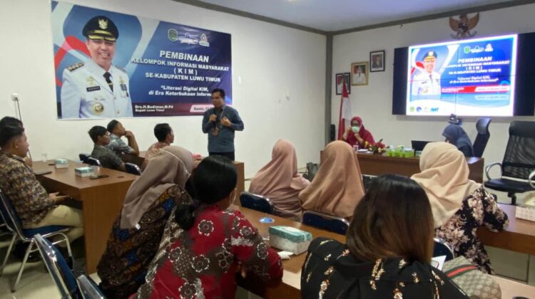 Kadis Kominfo SP Lutim Sebut KIM Garda Terdepan Dalam Penyebarluasan Informasi