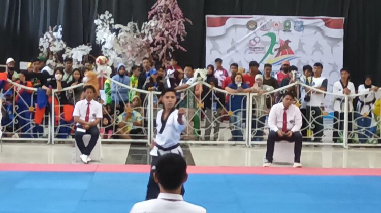 Taekwondo Sumbang Emas Pertama Untuk Kontingen Lutim