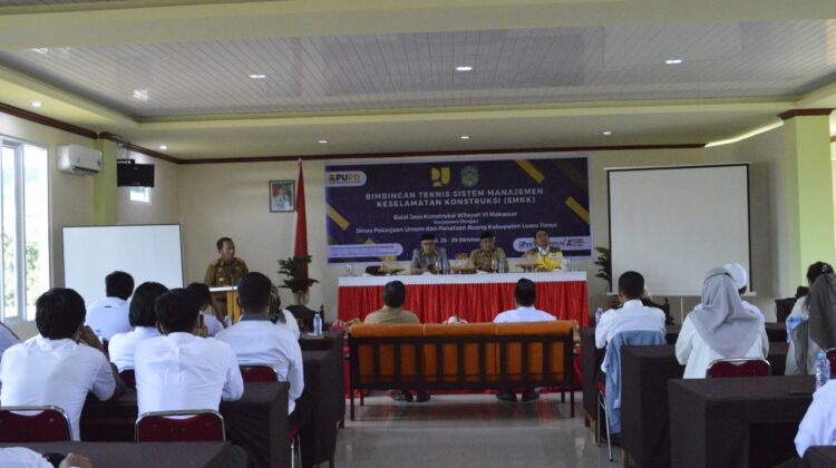 Dinas PUPR Lutim Gelar Bimtek SMKK Tahun 2022