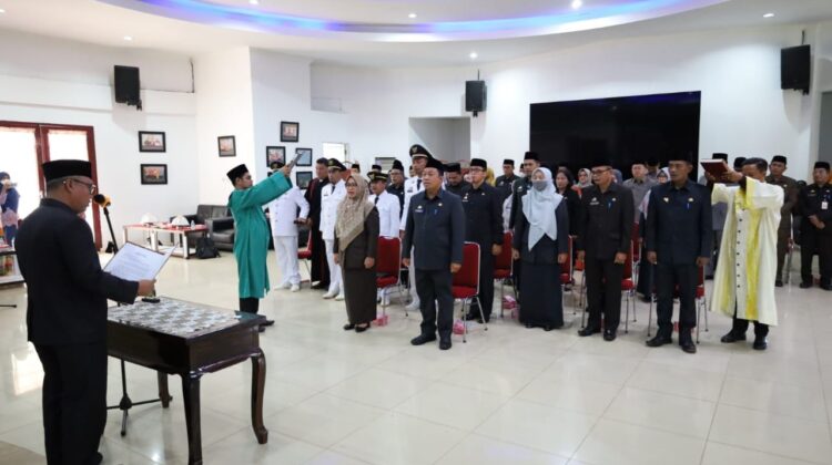 Bupati Budiman Lantik Pejabat Pimpinan Tinggi, Administrator dan Pengawas Lingkup Pemkab Lutim