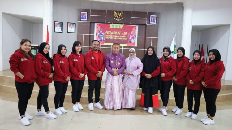PERWOSI Lutim Ikut Lomba Senam Kreasi 2022 Tingkat Provinsi Sulsel