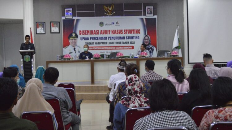 Staf Ahli Hukum dan Pemerintahan Buka Diseminasi Audit Kasus Stunting Tahun 2022