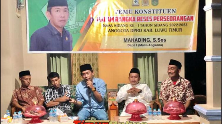 Melalui Reses, Mahading Terima Aspirasi Warga Lakawali
