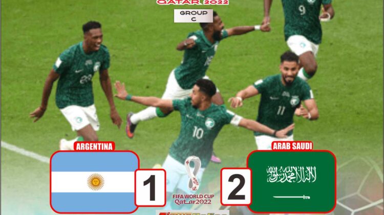 Hasil Piala Dunia 2022 : Argentina Takluk Dari Arab Saudi
